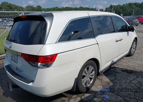 2015 Honda Odyssey Ex-L z USA, uszkodzony, nr VIN 5FNRL5H66FB078555